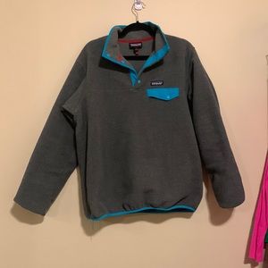 Patagonia Gray 1/4 Button up